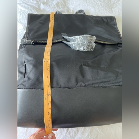 ATM Anthony Thomas Melillo Men’s Black Nylon Leather Travel Backpack XL NWT - Picture 3 of 9